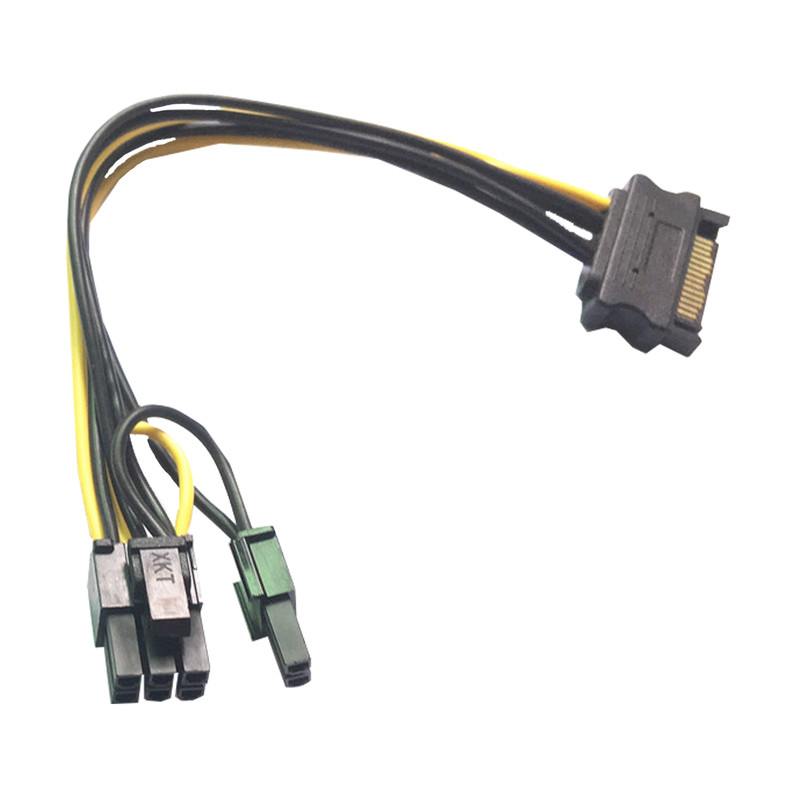 مبدل ساتا به PCIE برق کارت گرافیک مدل GPURIG