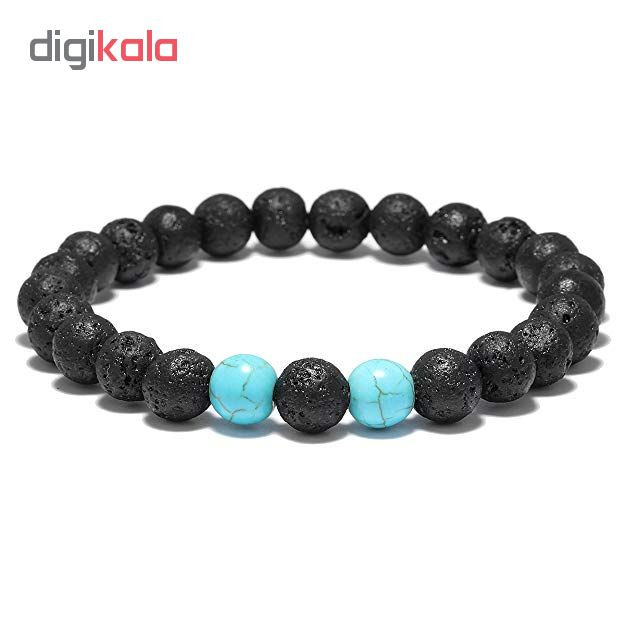 ست دستبند فیروزه مدل U مجموعه دو عددی کد 13