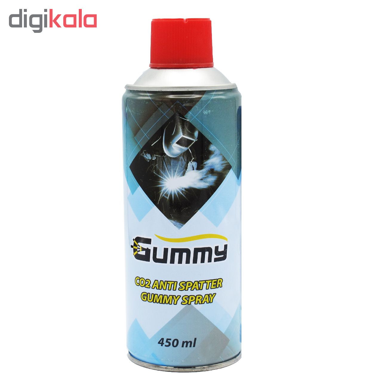 اسپری جوشکاری گامی مدل CO2 ANTI SPATTER حجم 450 میلی لیتر به همراه دستکش ایمنی kk24