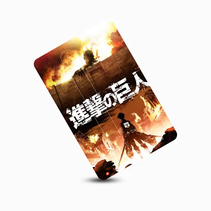 استیکر کارت پیکسل میکسل مدل انیمه اتک ان تایتان پوستر اول کد D2