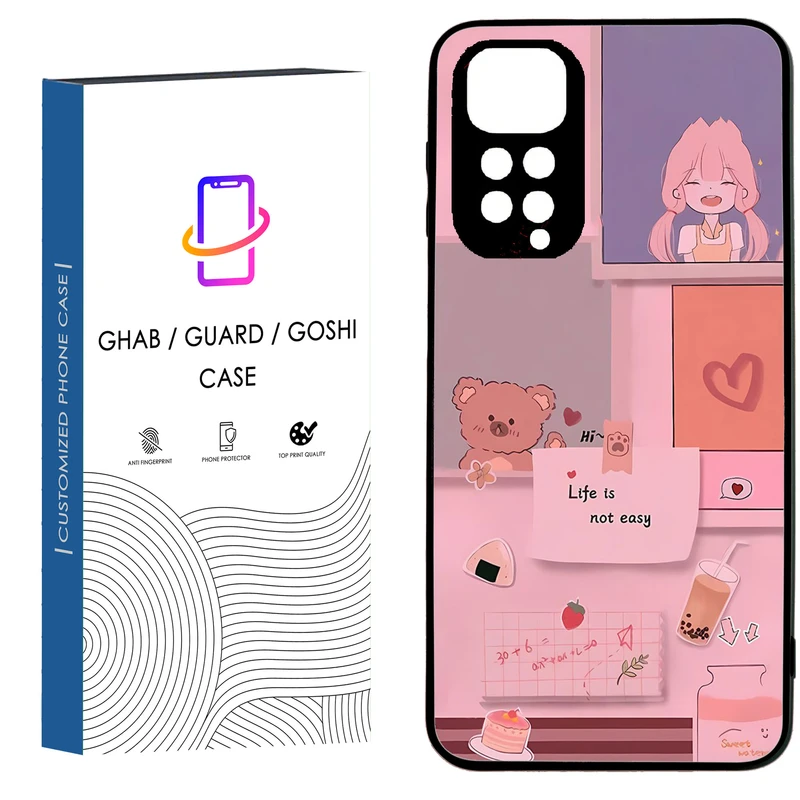 کاور قاب گارد گوشی طرح دخترانه کد 14 - TPU مناسب برای گوشی موبایل شیائومی Redmi note11 4g / note 11s 4g