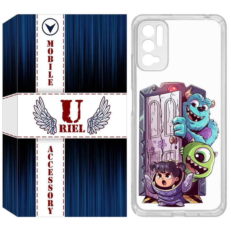 کاور یوریل مدل Clear کد 67 طرح سالیوان مناسب برای گوشی موبایل شیائومی Redmi Note 10 5G / Note 11SE / Poco M3 Pro