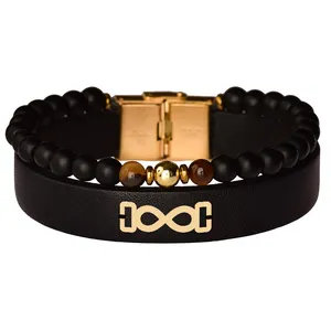 دستبند طلا 18 عیار زنانه الن نار مدل بي نهايت ELN101052