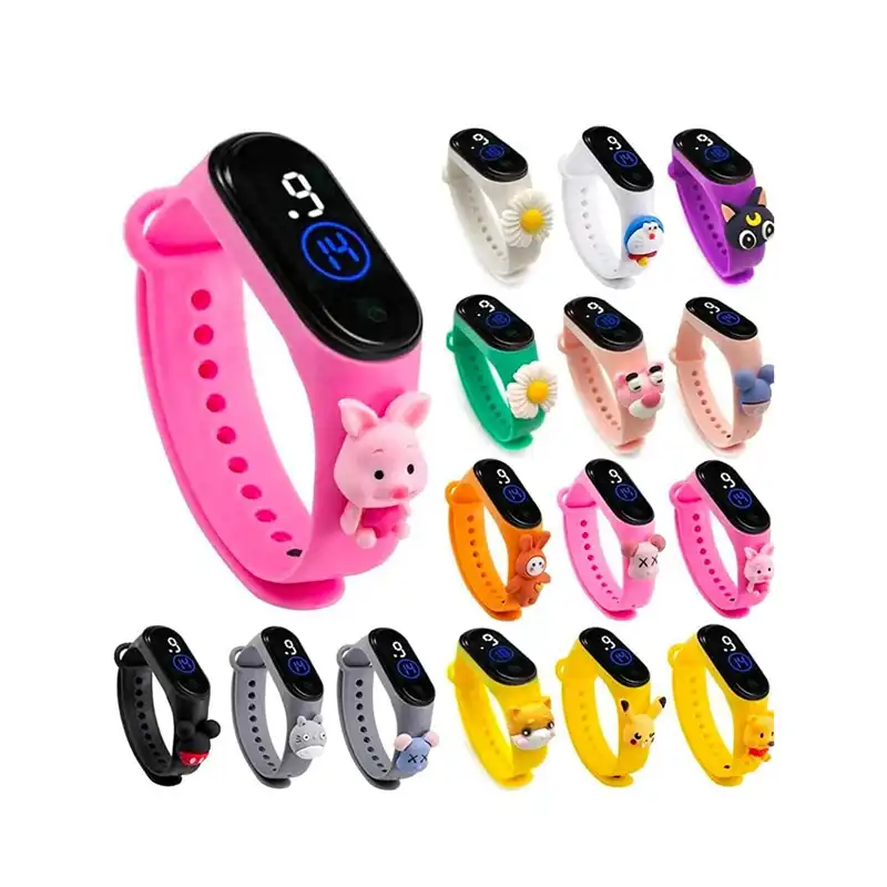 ساعت مچی دیجیتال مدل دستبندی کد M5 بسته 6 عددی