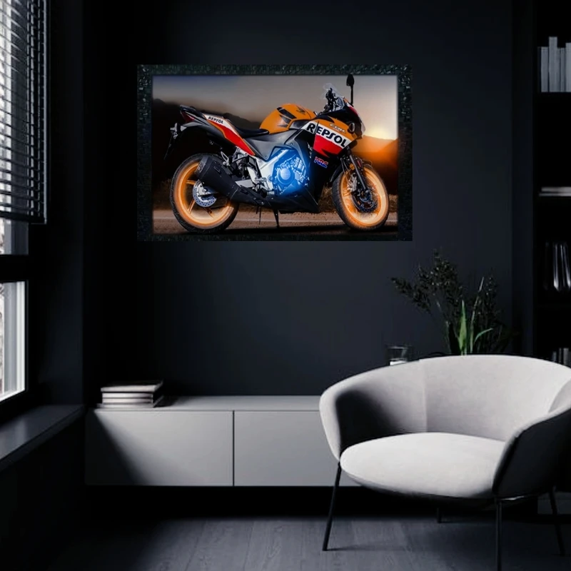 تابلو نوری طرح موتور مدل رپسول اچ آر سی