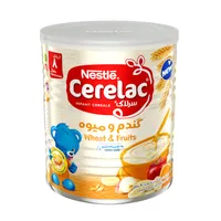 غذای کودک گندم و میوه سرلاک - 400 گرم