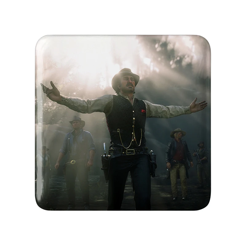 پیکسل خندالو طرح بازی رد دد Red Dead مدل مربعی کد 30132