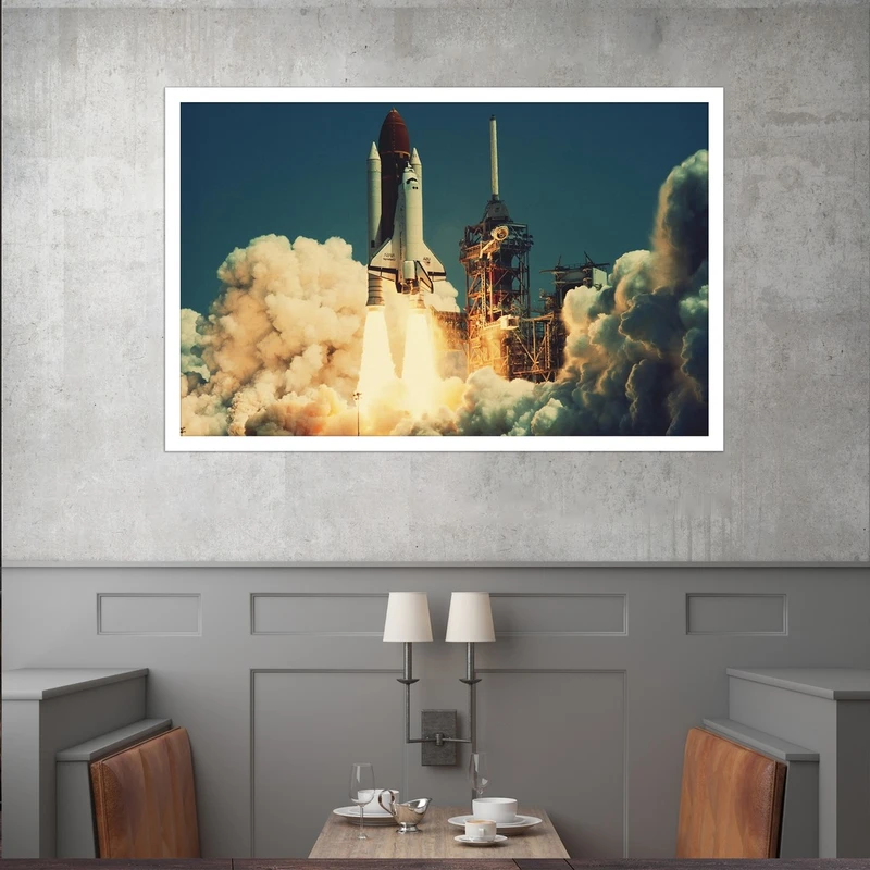 تابلو بکلیت طرح پرتاب موشک فضایی مدل W-S4485