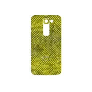MAHOOT Yellow Snake Skin Cover Sticker for LG G2 mini