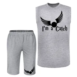 ست تاپ و شلوارک مردانه مدل پرنده کد N662