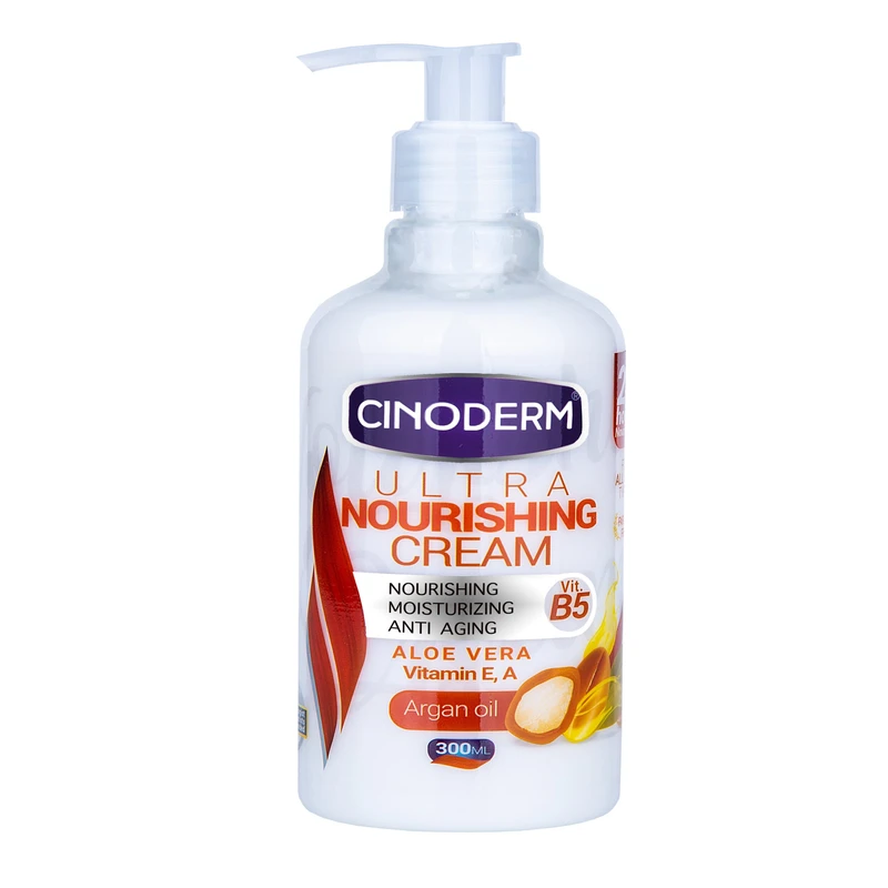 کرم مرطوب کننده سینودرم مدل آرگان حجم 300 میلی لیتر