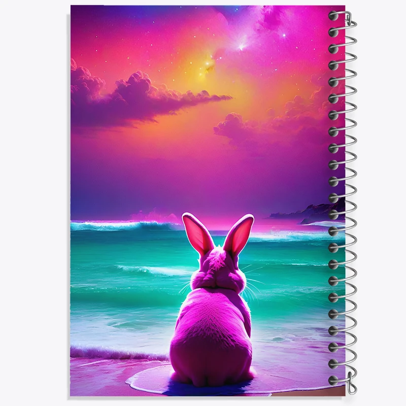 دفتر شطرنجی 50 برگ خندالو طرح خرگوش کد F6114