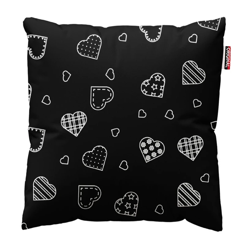 کوسن پاد آفرین طرح قلب سایز 30*30 سانتی متر کد 469