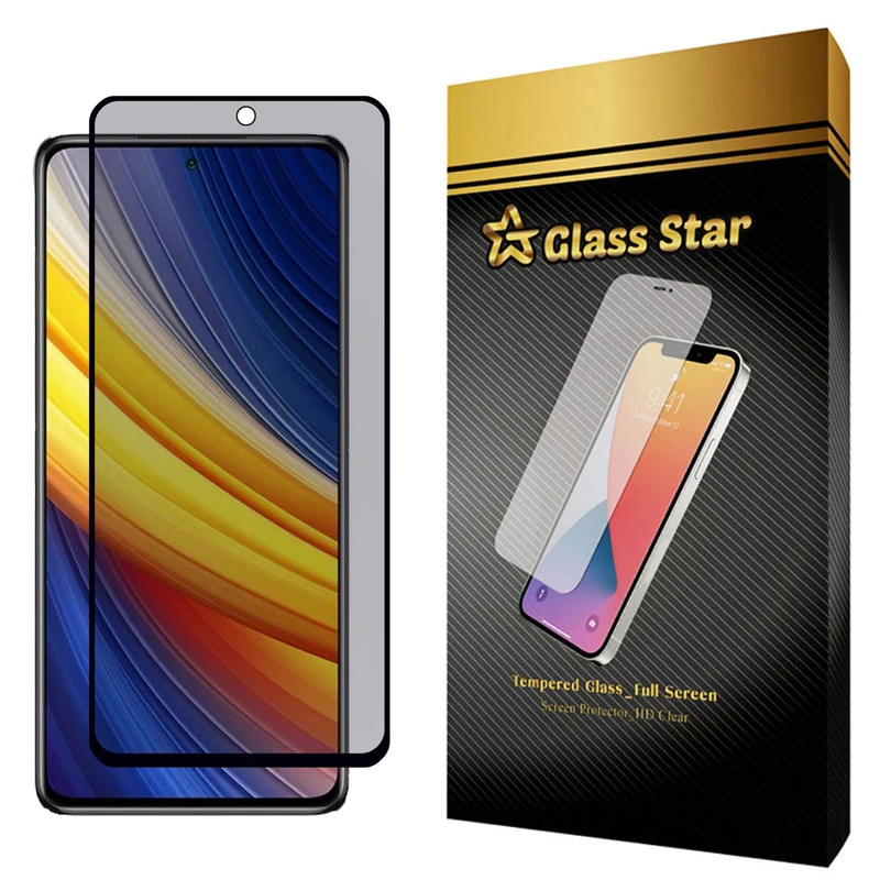  محافظ صفحه نمایش حریم شخصی گلس استار مدل PFG-Glass مناسب برای گوشی موبایل شیائومی Poco X3 Pro