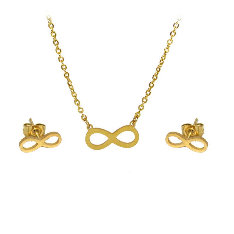 نیم ست استیل طرح بی نهایت مدل N06 نیم ست استیل طرح بی نهایت مدل N06