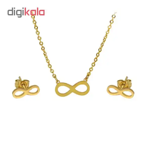 نیم ست استیل طرح بی نهایت مدل N06