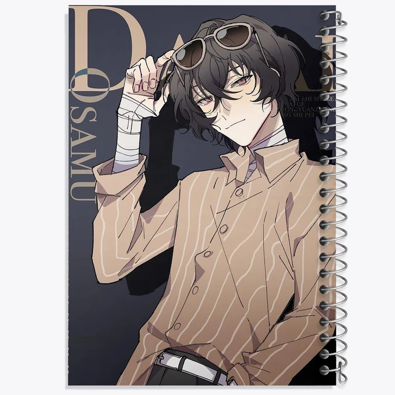 دفتر نت موسیقی 50 برگ خندالو مدل دازای اوسامو انیمه سگ های ولگرد بانگو کد 10133