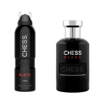 ادو تویلت مردانه اس پی پی سی مدل Chess Black حجم 100ml به همراه اسپری مردانه اس پی پی سی حجم 200 میلی لیتر