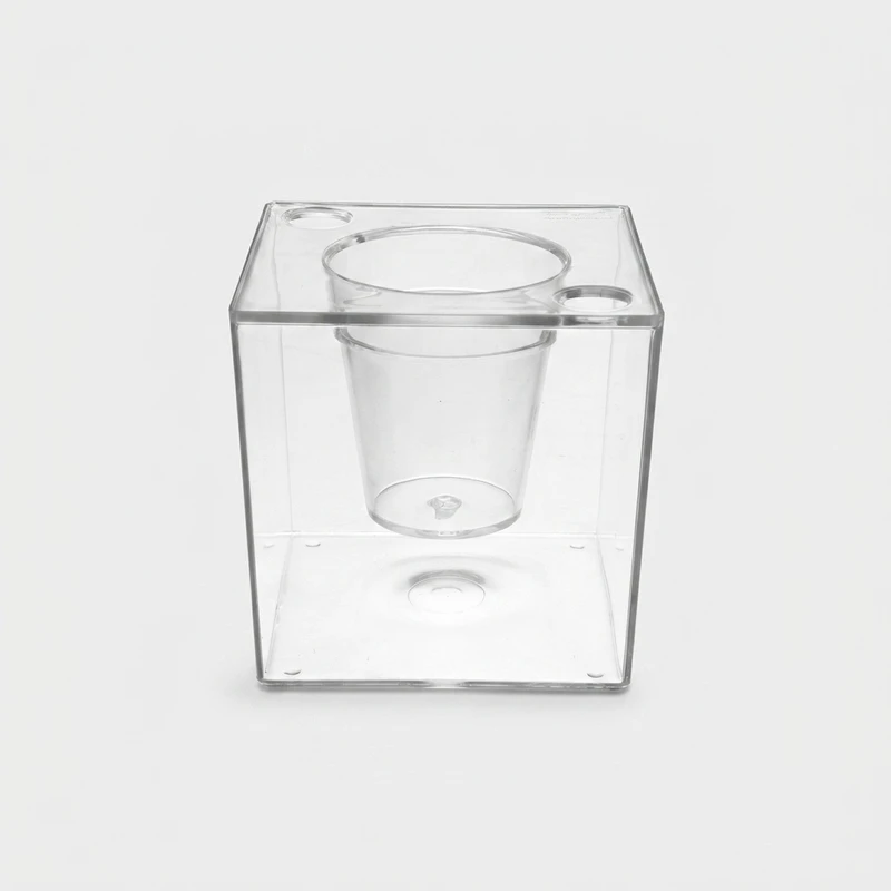 آکواریوم مدل گلدان شفاف کد 15×15