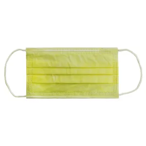 ماسک تنفسی رهام مدل سه لایه RTA-50-Ylw بسته 50 عددی