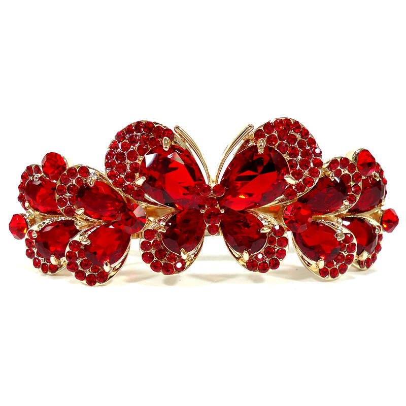 گیره مو آی جواهر طرح پروانه کد K55205