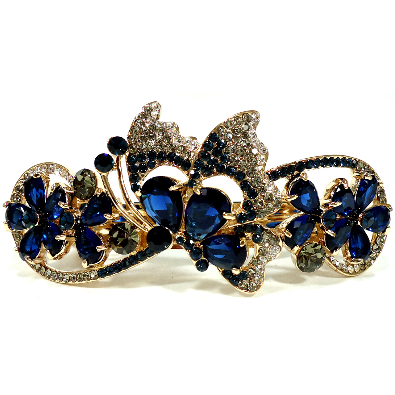 گیره مو آی جواهر طرح پروانه کد K55206