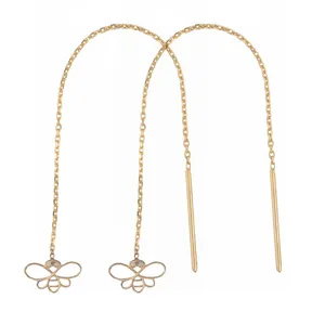 گوشواره طلا 18 عیار نازنین کد T132