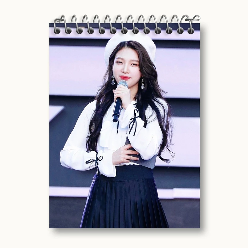 دفتر یادداشت 50 برگ خندالو مدل جوی گروه رد ولوت Red Velvet کد 13015