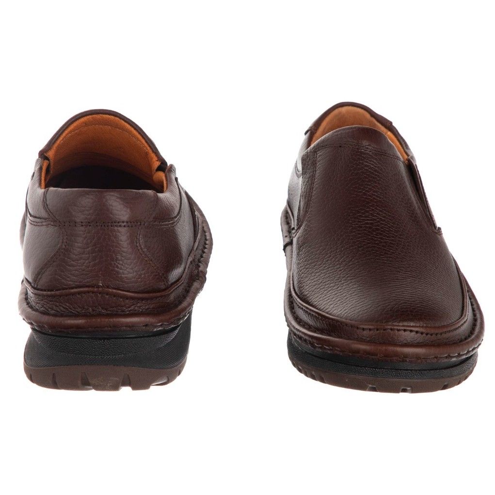 کفش روزمره مردانه آذر پلاس مدل چرم طبیعی کد A503104 -  - 4
