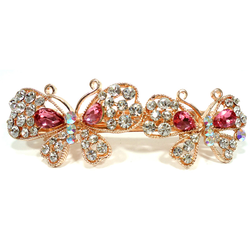 گیره مو آی جواهر طرح پروانه کد K55210