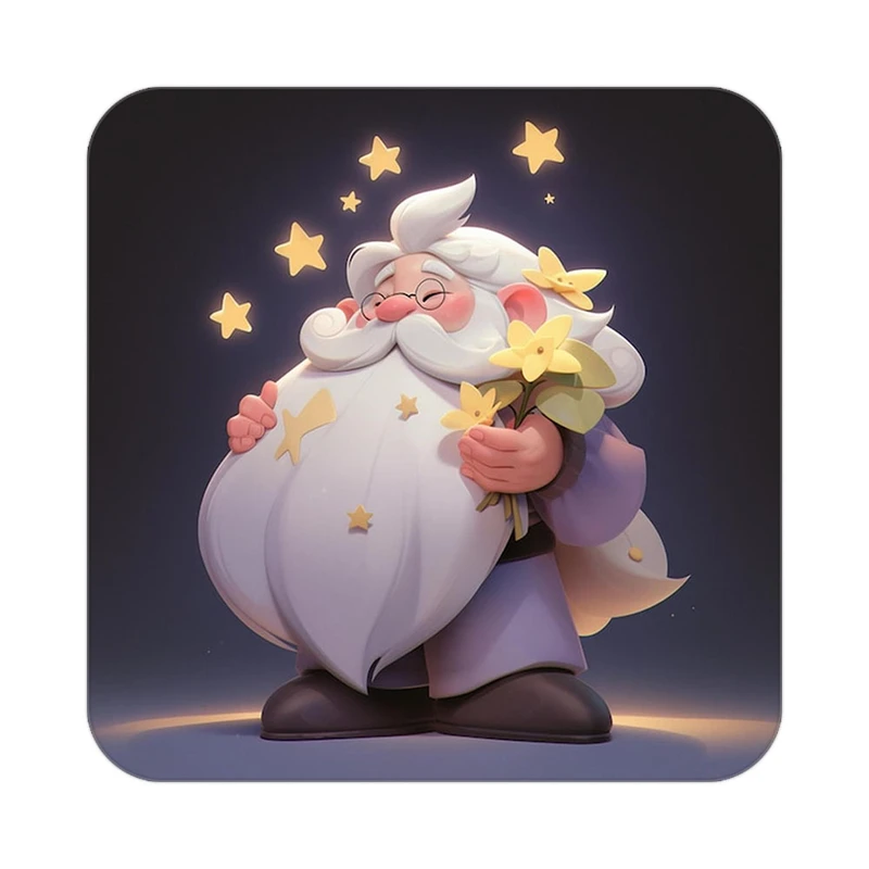 زیر لیوانی کاکتی طرح گل مدل mp18705