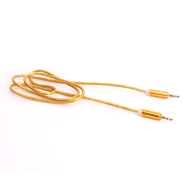 کابل AUX مدل g02-gold طول 1 متر