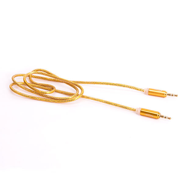 کابل AUX مدل g02-gold طول  1 متر