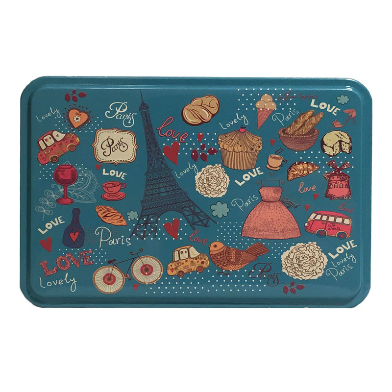 جعبه هدیه فلزی مدل Lovely Paris
