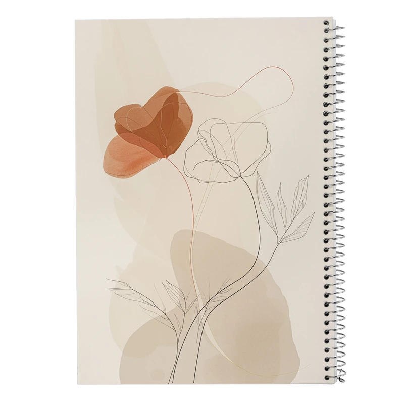 دفتر مشق 100 برگ مدوپد مدل گل کد DF13978