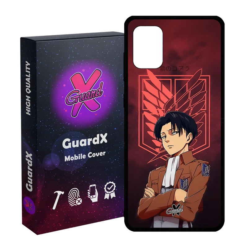 کاور گارد ایکس طرح Levi Anime مدل Glass10478 مناسب برای گوشی موبایل سامسونگ Galaxy A31
