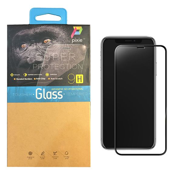 محافظ صفحه نمایش تمام چسب شیشه ای تمپرد پیکسی مدل 5D مناسب برای گوشی اپل آیفون Xs Max محافظ صفحه نمایش تمام چسب شیشه ای تمپرد پیکسی مدل 5D مناسب برای گوشی اپل آیفون Xs Max
