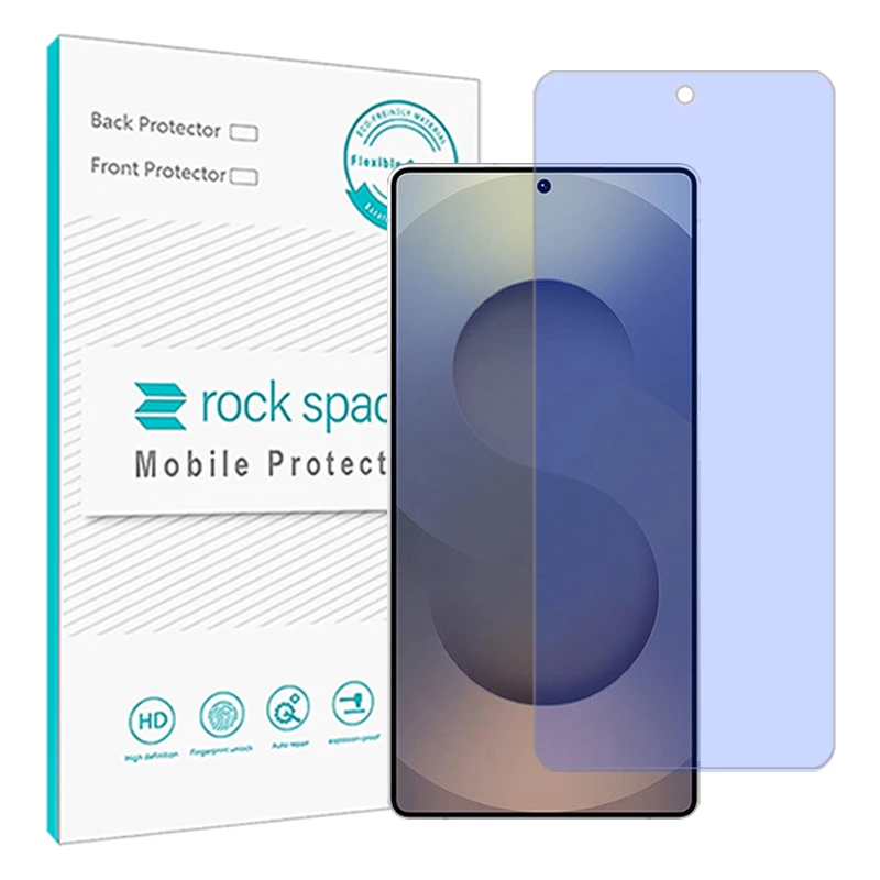 محافظ صفحه نمایش آنتی بلو راک اسپیس مدل هیدروژلی مناسب برای گوشی موبایل سامسونگ Galaxy S25 Ultra
