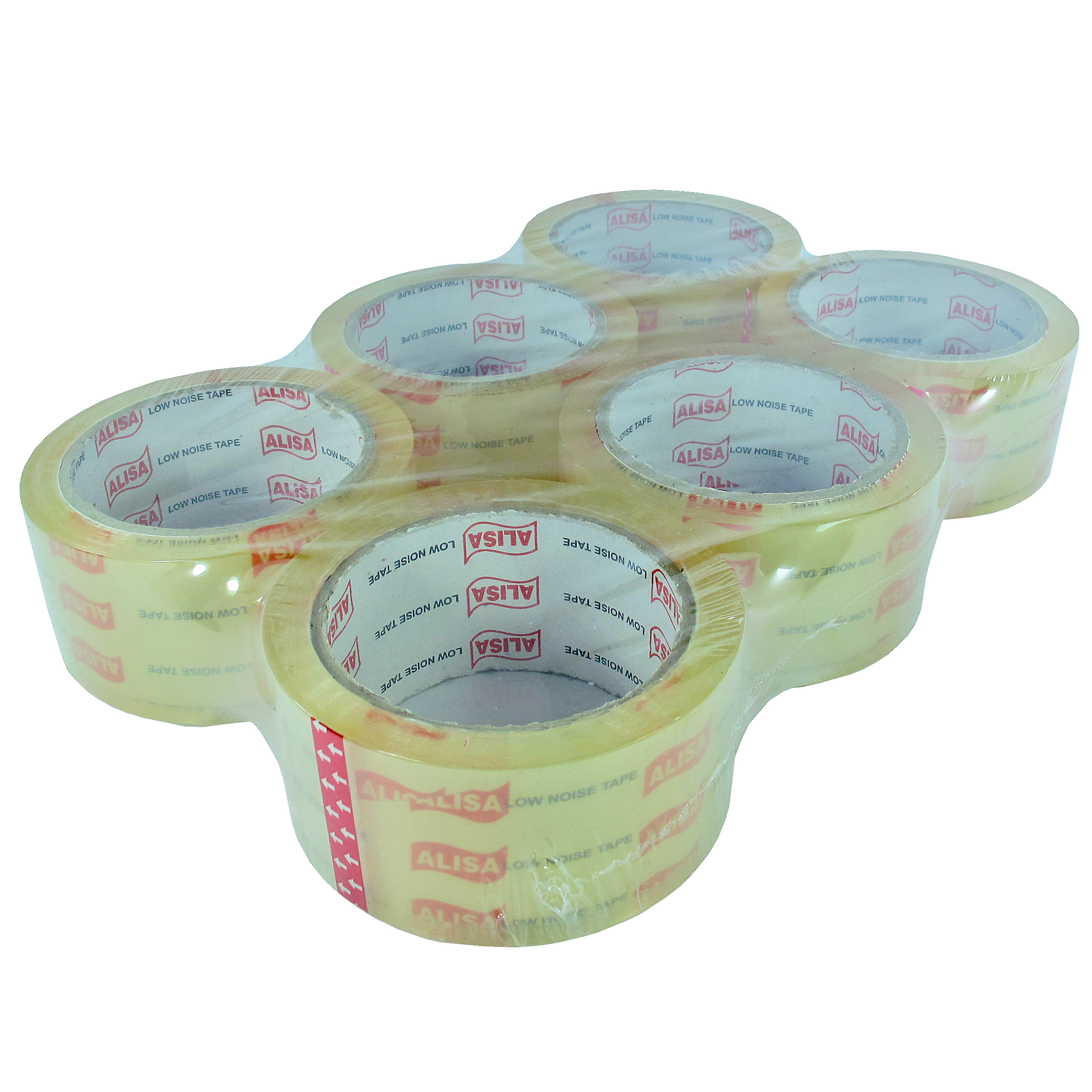 چسب نواری پهن آليسا مدل PA 1921 عرض 48 میلی متر بسته 6 عددی