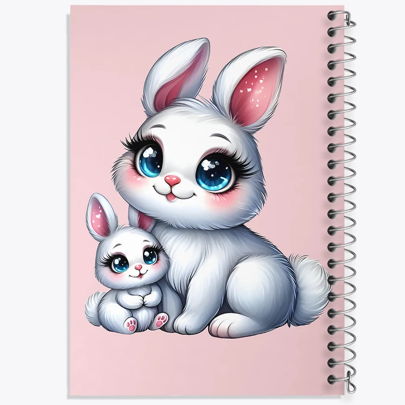 دفتر لیست خرید 50 برگ خندالو طرح خرگوش کوچولو و مادرش کد F7688