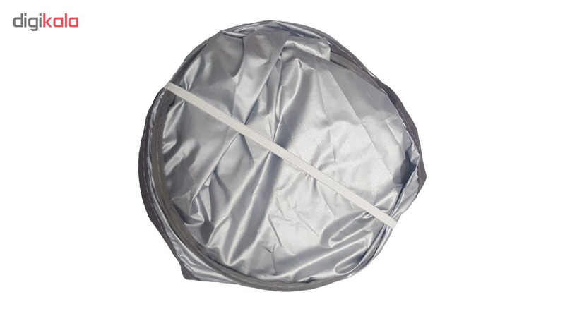 آفتابگیر شیشه جلو خودرو مدل عینکی به همراه کاور نگهدارنده