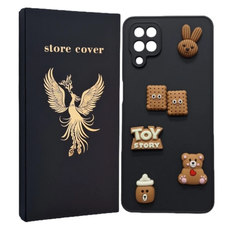  کاور استور کاور طرح عروسک توی برجسته مدل a12 مناسب برای گوشی موبایل سامسونگ Galaxy A12 / M12