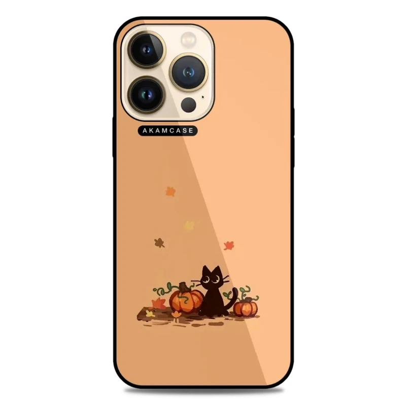 کاور آکام مدل AMC-WA13PRO-PUMPKIN-1 مناسب برای گوشی موبایل اپل iPhone 13 Pro
