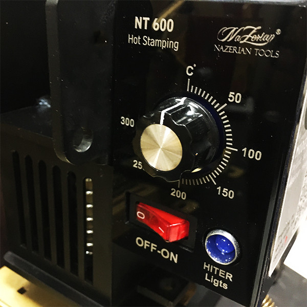 دستگاه داغی کلیشه و طلاکوب ناظریان مدل NT-600v2
