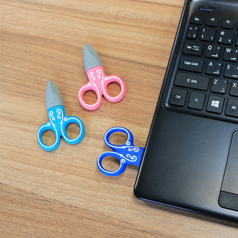 فلش مموری طرح قیچی مدل Ul-scissor ظرفیت 128 گیگابایت