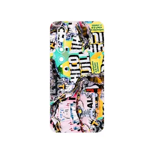 MAHOOT Collage of Teared Paper Cover Sticker for Xiaomi Mi 10 5G