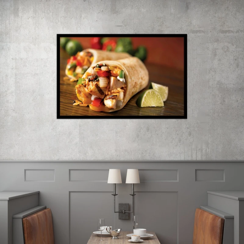 تابلو بکلیت طرح رستورانی غذا مدل B-bu2593