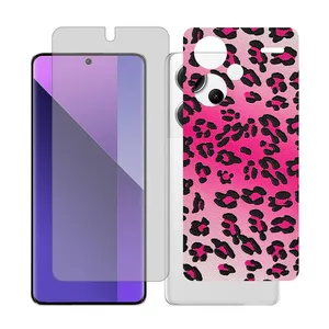 Glass Together model matte Screen Protector Suitable for Xiaomi Redmi Note 13 Pro Plus Mobile Phone with Back cover sticker