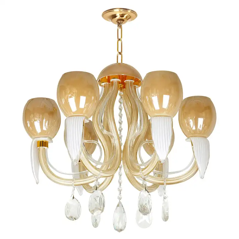 لوستر مجلل 6 شعله کد 22652/6