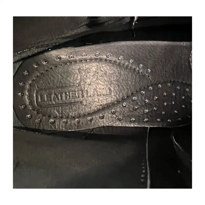 نیم بوت زنانه سرزمین چرم کد 145317 رنگ مشکی